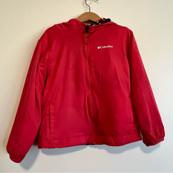 Columbia Girl’s Reversible Hooded Pink Floral Jacket Size XXS | 4/5 - Picture 6 of 10